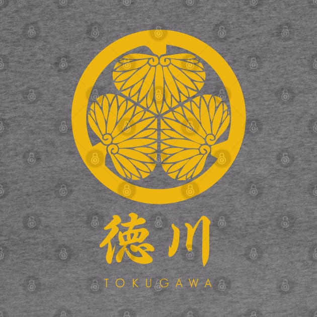 Tokugawa Clan kamon with text by Takeda_Art